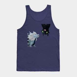 Zym and Toothless Crossover Tank Top